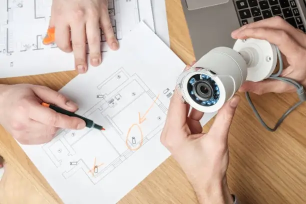 محل نصب دوربین مدار بسته