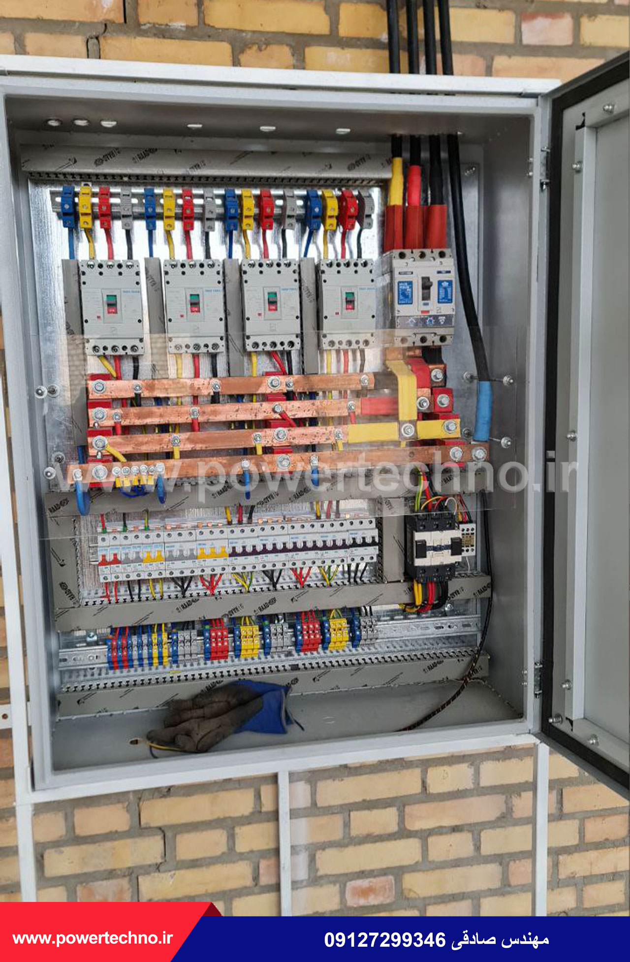 خدمات طراحی و مونتاژ تابلو برق صنعتی و ساختمانی